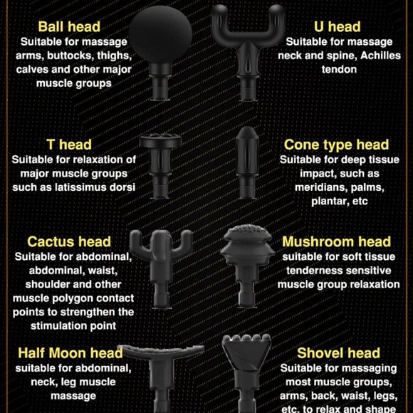 VINMEN Mini Portable Body Muscle Massage Gun | Retail $89.91 - Picture 5 of 12